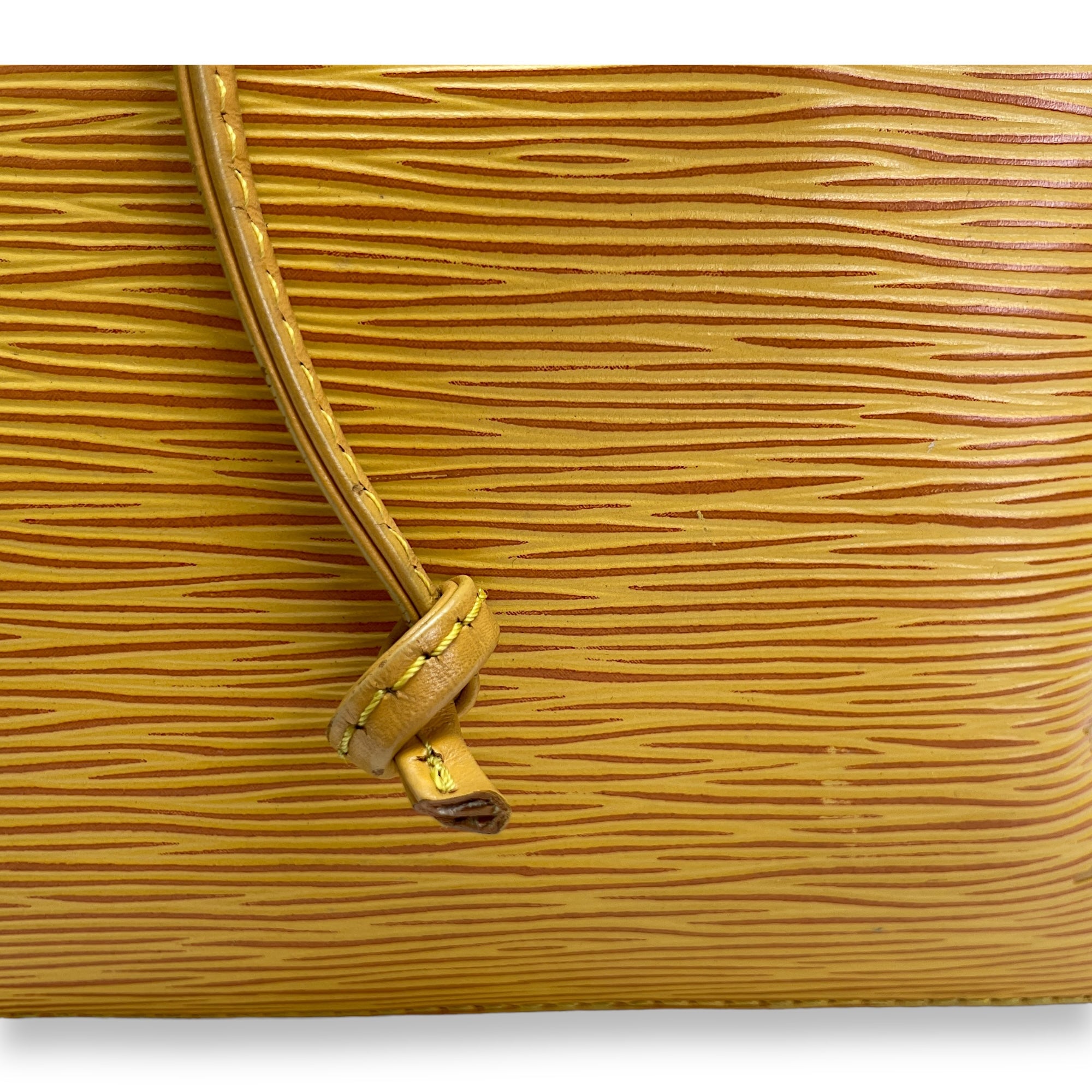 Noe Bucket Bag Petit Yellow in Epi Leather , Gold Hardware