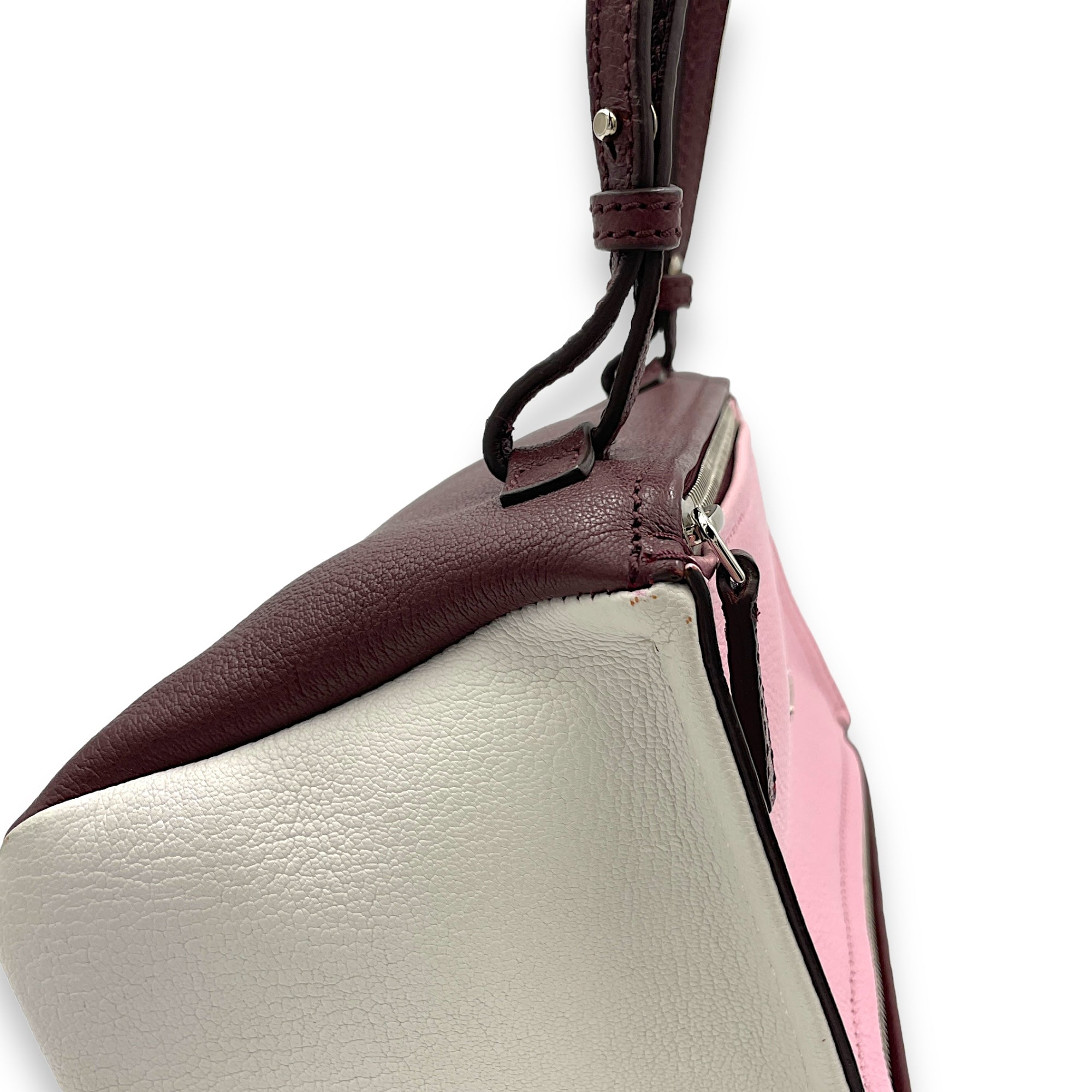 Pandora Multi-colour Crossbody Bag in Goat Leather, Silver hardware