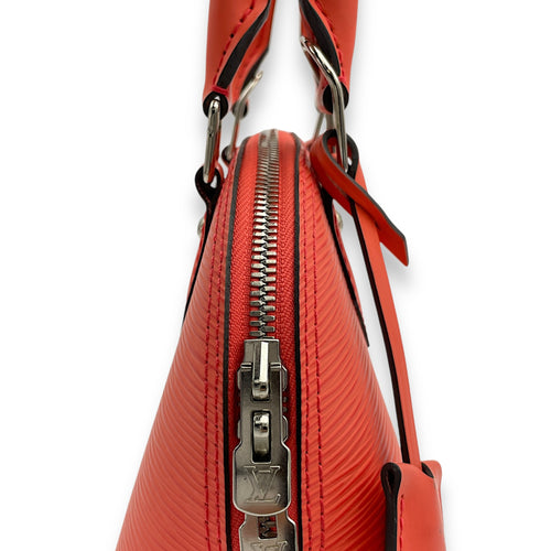 Alma BB Top handle bag in Epi leather, Silver Hardware