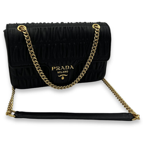 Others Crossbody Bag Black in Lambskin, Gold hardware