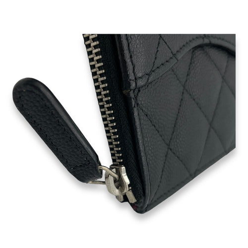 CC Pouch Black in Caviar Leather, Gold hardware