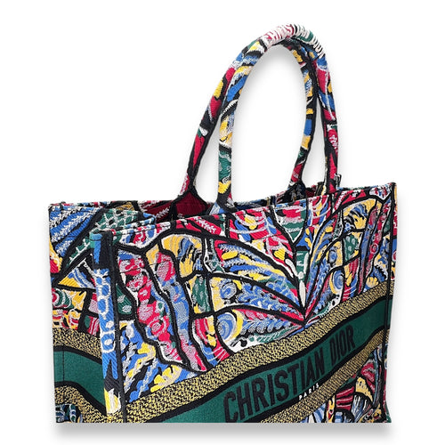 MULTICOLOUR LARGE BUTTERFLY BOOK Tote Bag Large Multi-colour Tote Bag in Canvas