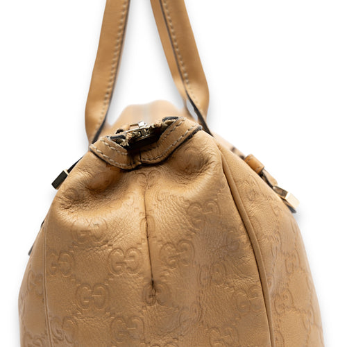 GG Princy Tote Medium Top handle bag in Guccissima leather, Gold Hardware