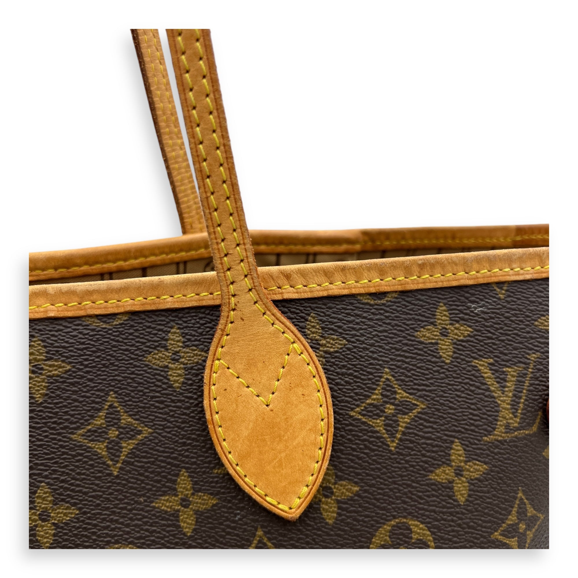 Neverfull Tote Bag GM Brown in Monogram Coated Canvas, Gold hardware