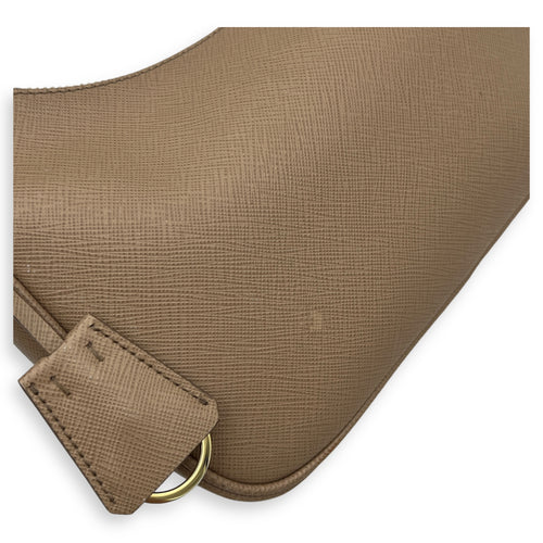 Re-Edition Mini Cammeo Shoulder Bag in Saffiano Leather, Gold hardware