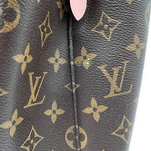 Louis Vuitton NeoNoe Bucket Bag MM Pink in Monogram Coated Canvas, Gold hardware_8