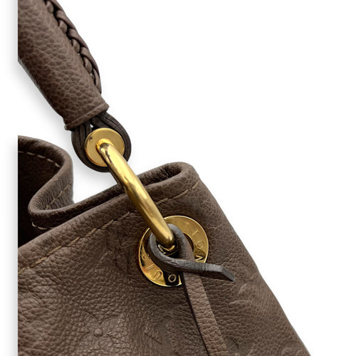 Louis Vuitton Artsy Tote Bag Brown in Empreinte Leather, Gold hardware_8