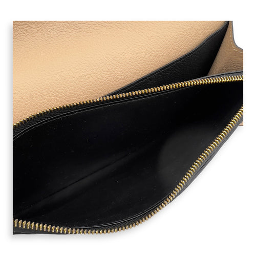 Louis Vuitton Emilie Wallet Black in Empreinte Leather, Gold hardware_10