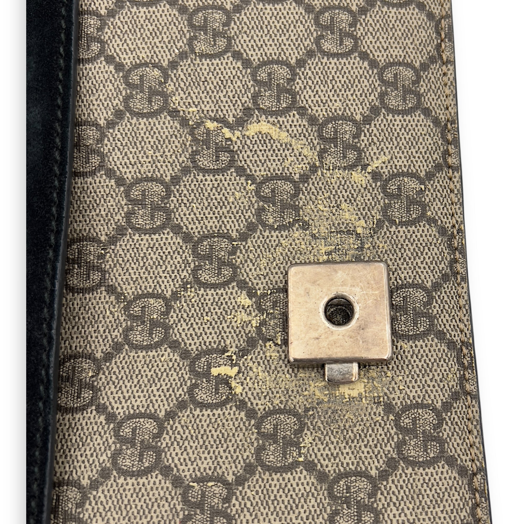 Gucci Dionysus Shoulder Bag Beige in Suede Leather, Silver hardware_11