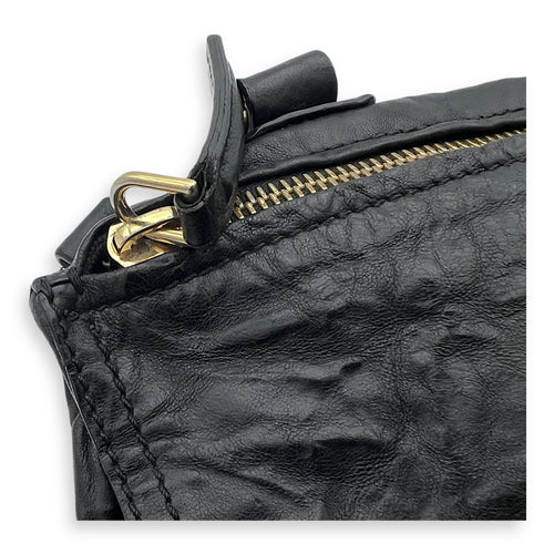 Givenchy Pandora Shoulder Bag Large Black in Goat Leather, Gold hardware_8