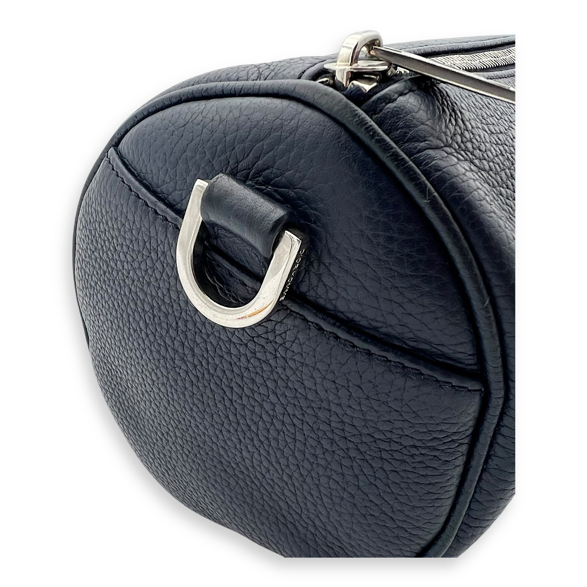 Christian Dior Roller Crossbody Bag Blue in Calfskin, Silver hardware_8