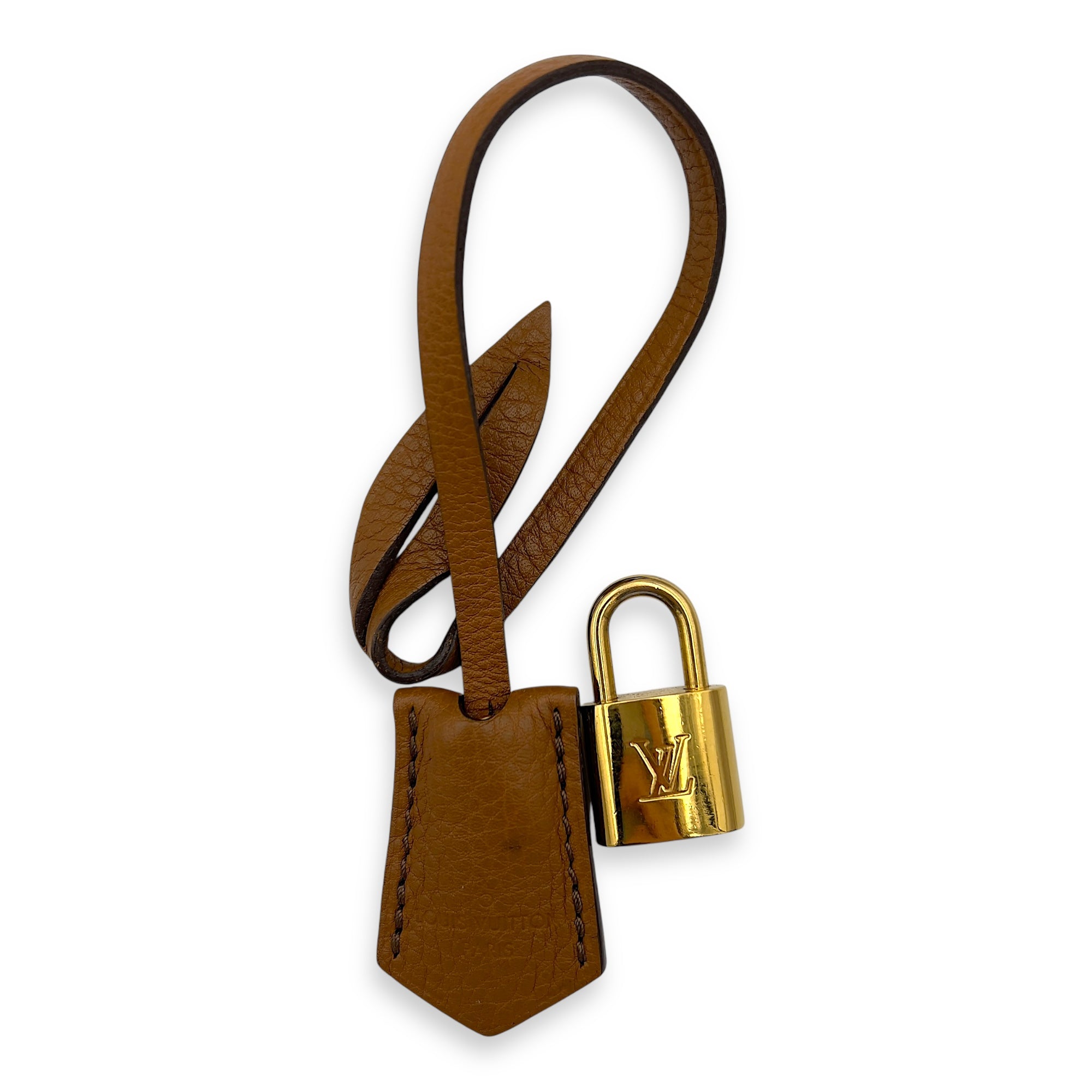 Louis Vuitton Mahina Shoulder Bag Brown in Calfskin, Gold hardware_4