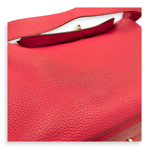 Hermès Lindy Pink in Clemence, Palladium hardware_16