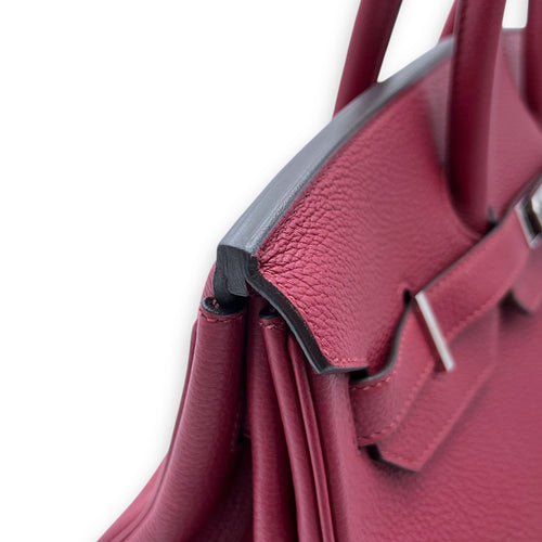 Hermès Birkin Rouge Grenat in Togo, Palladium hardware_8