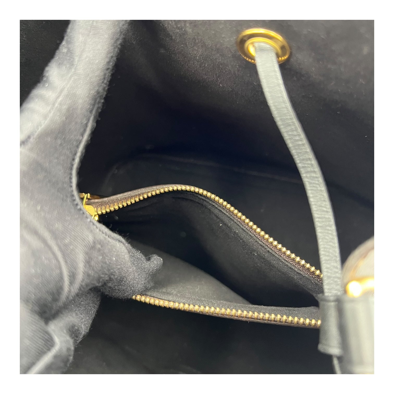 Louis Vuitton Noe Shoulder Bag Brown in Coated Canvas, Gold hardware_8