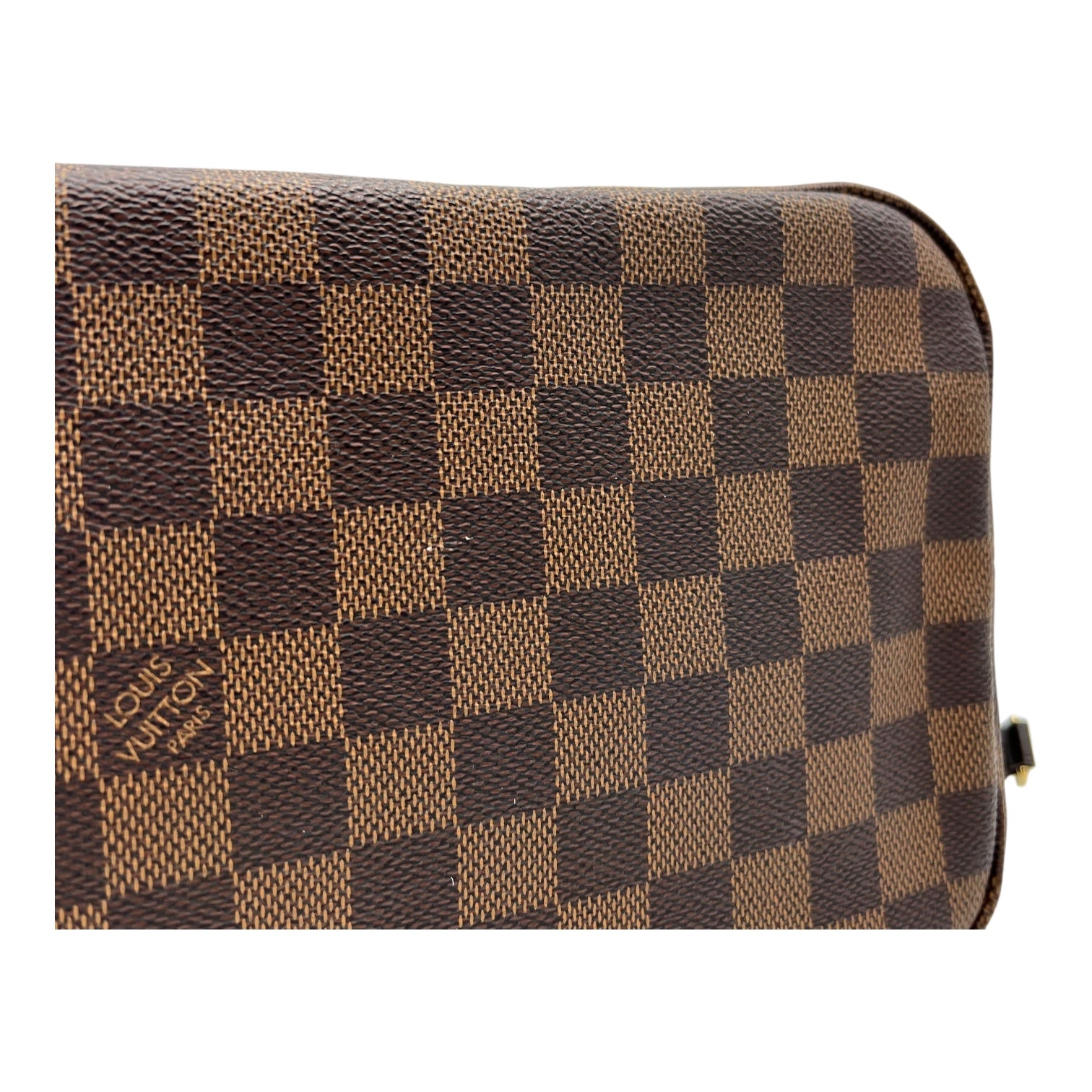 Louis Vuitton Neverfull Tote Bag Brown in Coated Canvas, Gold hardware_8