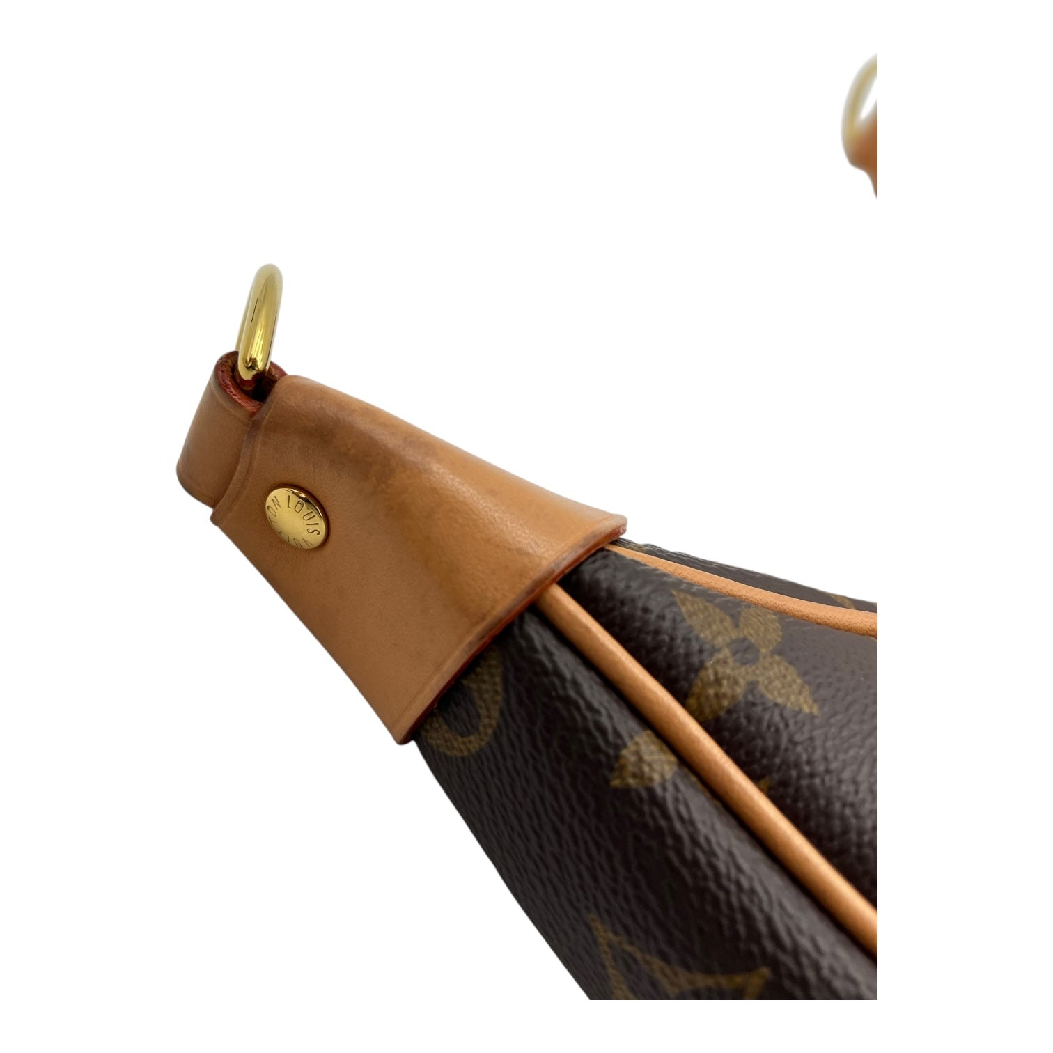 Louis Vuitton Loop Shoulder Bag Brown in Monogram Coated Canvas, Gold hardware_8