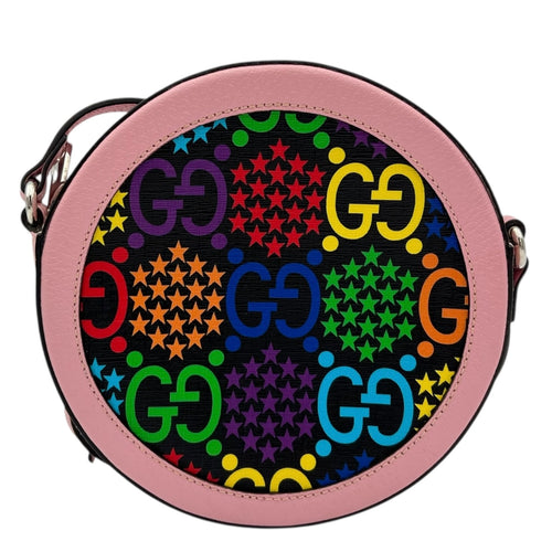 Gucci Psychedelic Crossbody Bag Multi-colour in Coated Canvas, Silver hardware_1