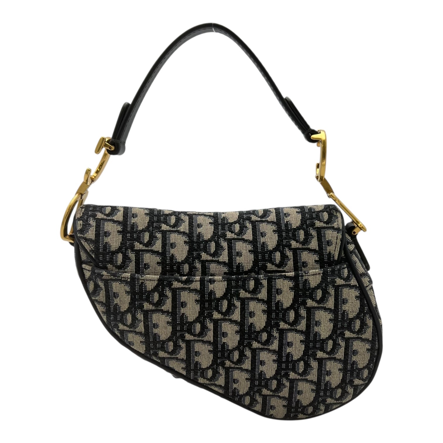 Christian Dior Saddle Mini with Strap Shoulder Bag in Jacquard, Gold hardware_2