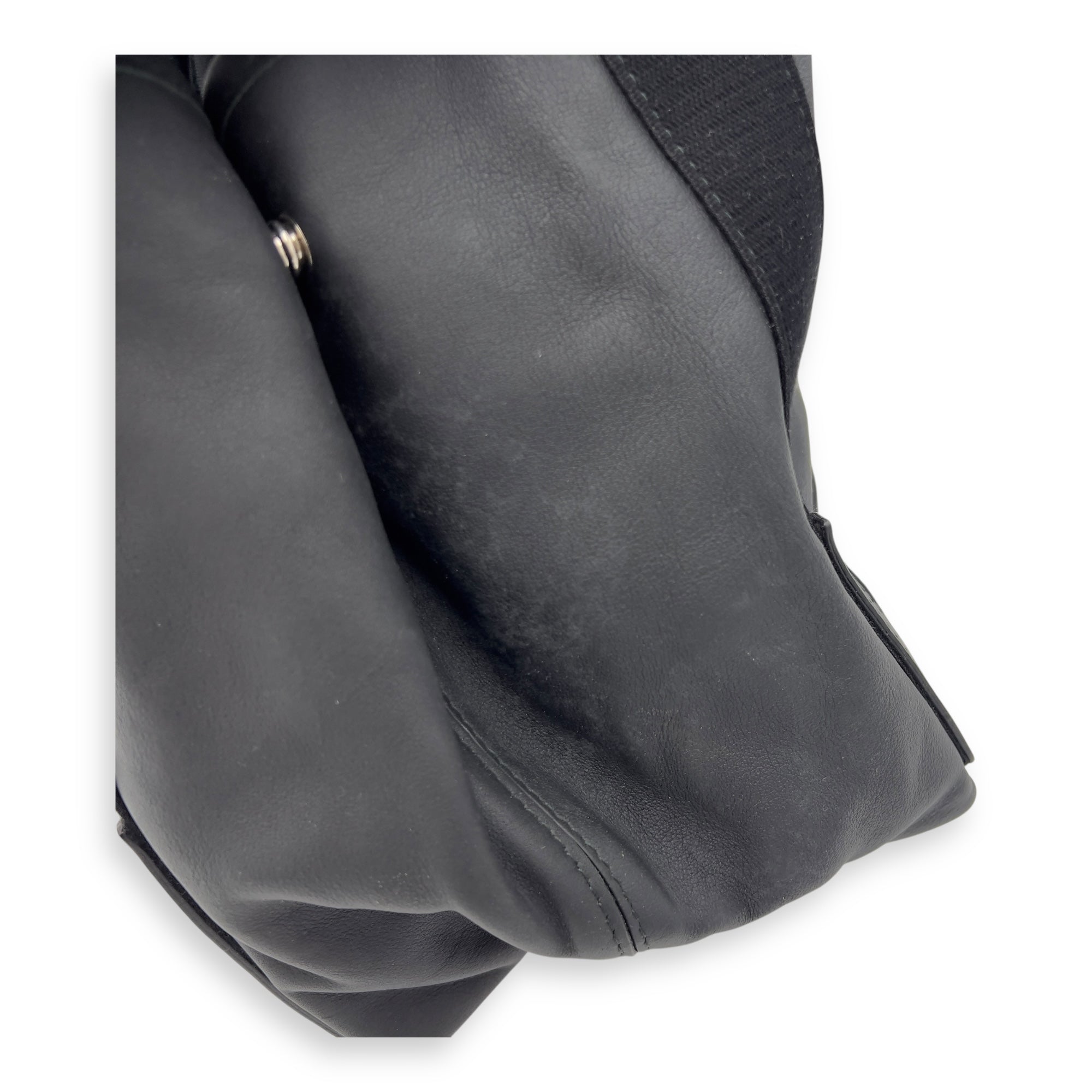 Balenciaga Cabas Tote Bag Black in Calfskin, Silver hardware_8