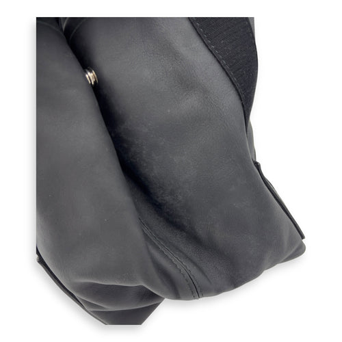 Balenciaga Cabas Tote Bag Black in Calfskin, Silver hardware_8