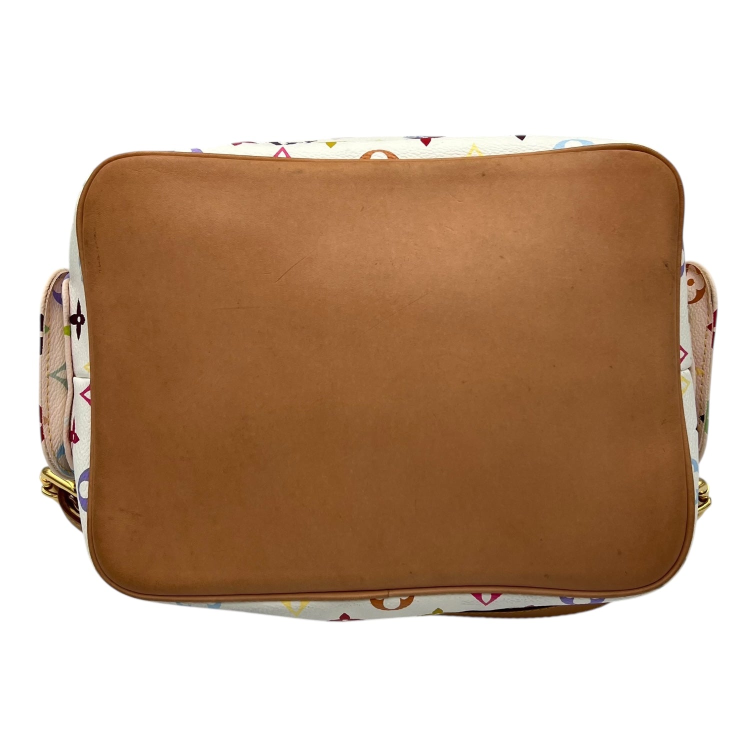 Louis Vuitton Noe Multicolor x Takashi Murakami Bucket Bag in Monogram Coated Canvas, Gold hardware_5