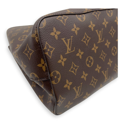 Louis Vuitton NeoNoe Bucket Bag Brown in Monogram Coated Canvas, Gold hardware_8