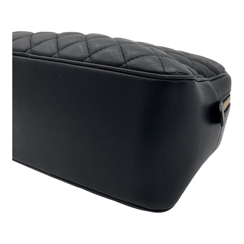 Chanel Vanity Top Handle Bag Black in Caviar Leather, Gold hardware_8