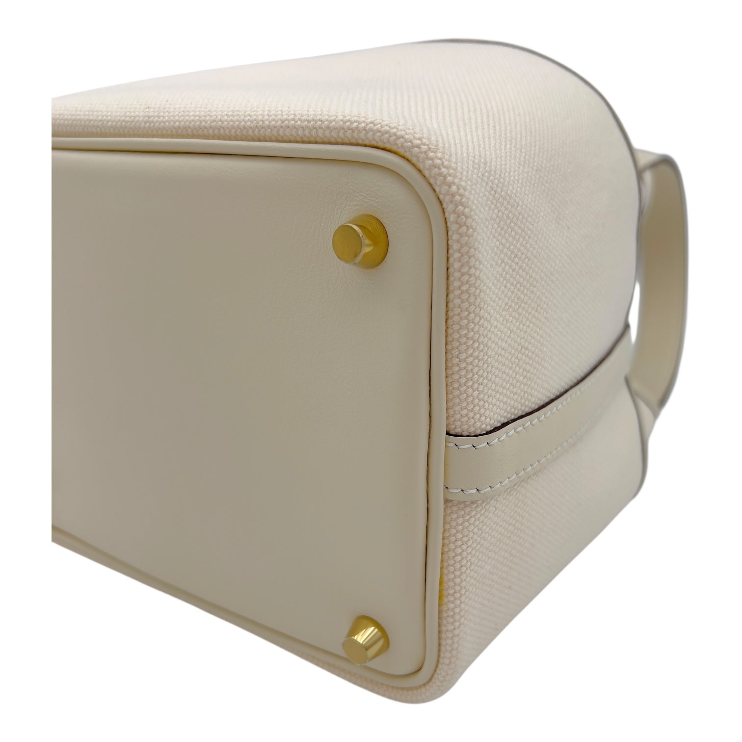 Hermès Picotin Cargo Ecru/Nata in Toile Goeland/Veau Swift, Gold hardware_6