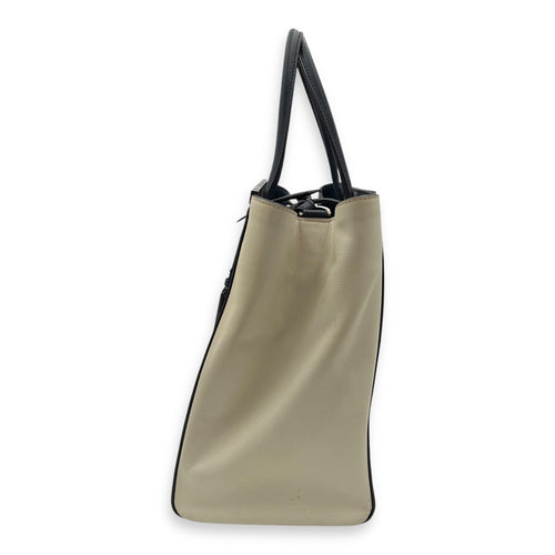 Fendi 2Jours Top Handle Bag Blue in Calfskin, Silver hardware_3