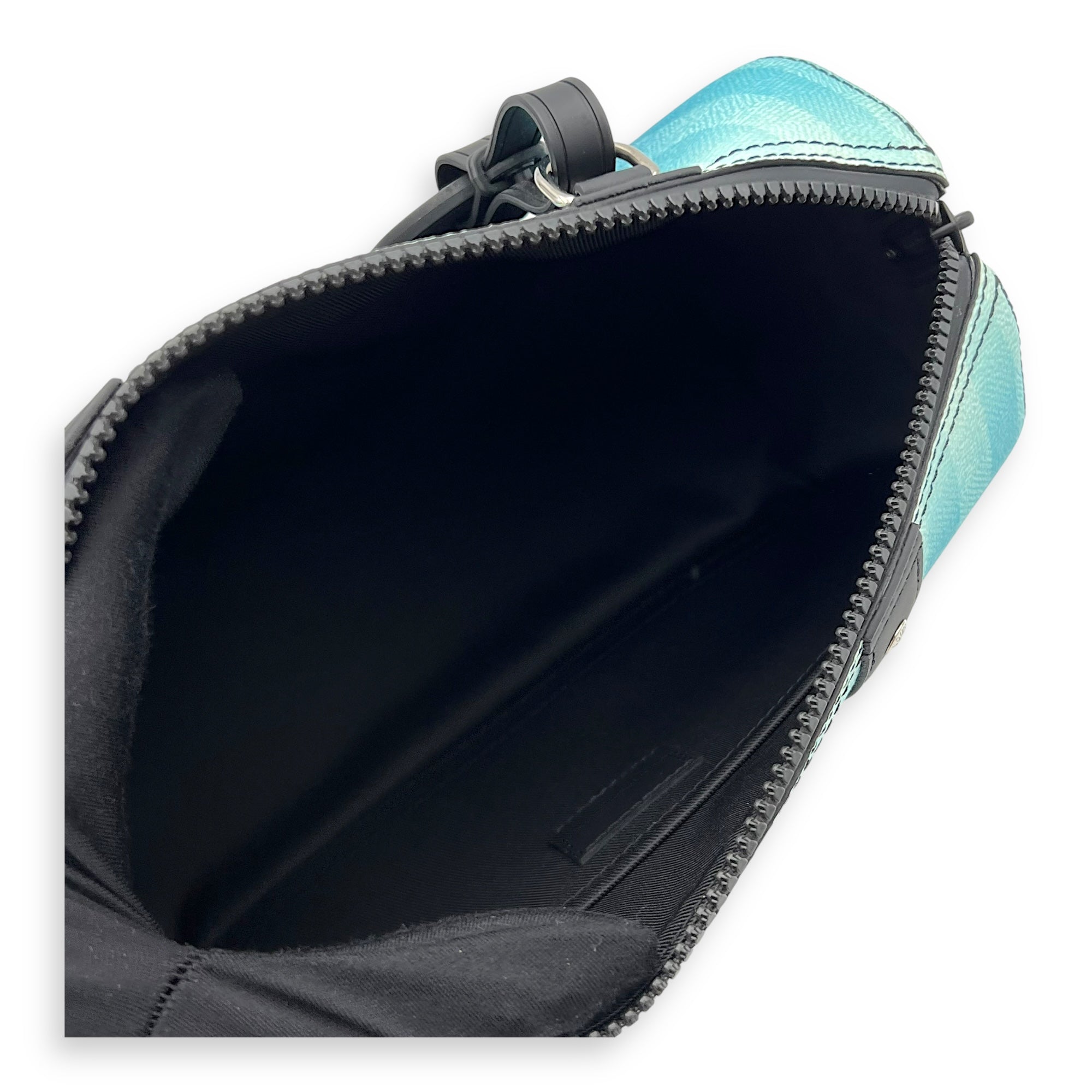 Louis Vuitton City keepall Crossbody Bag Medium Blue in Canvas, Black hardware_8