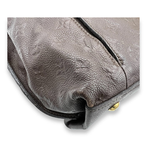 Louis Vuitton Metis Shoulder Bag Hobo Brown in Empreinte Leather, Gold hardware_8