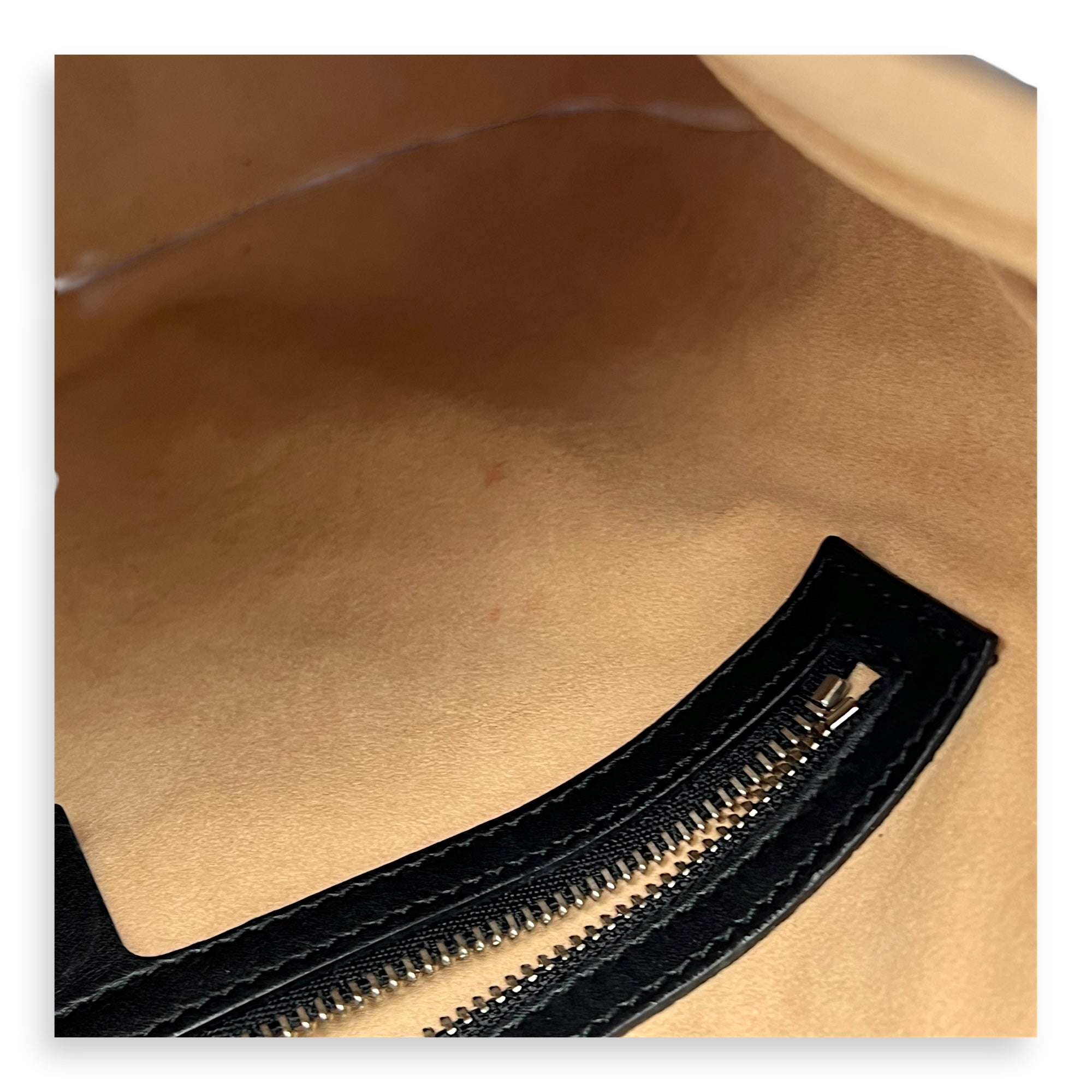 Gucci Dionysus Shoulder Bag Black in Calfskin, Silver hardware_8