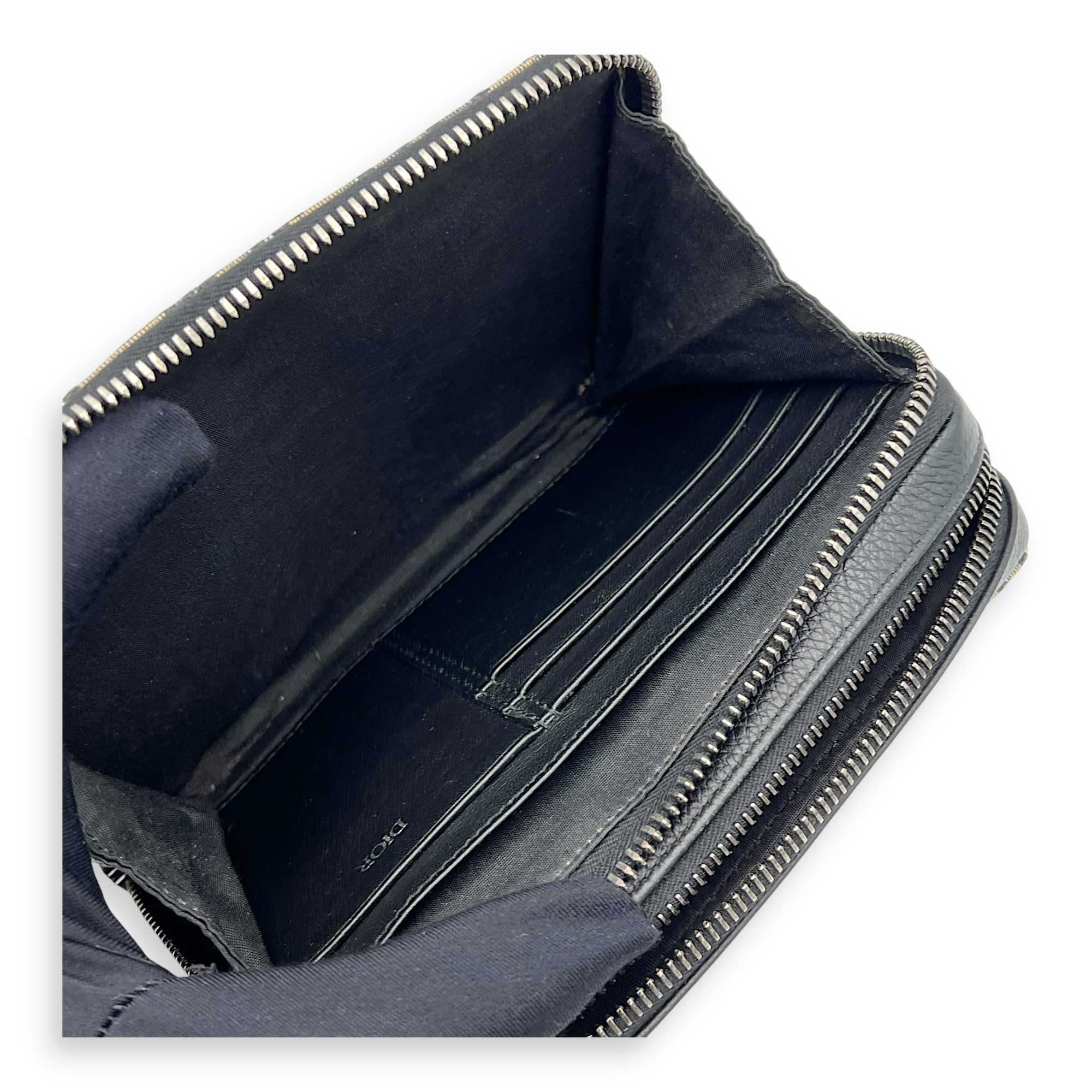 Christian Dior Oblique Mini Blue Camera Bag in Jacquard, Silver hardware_8