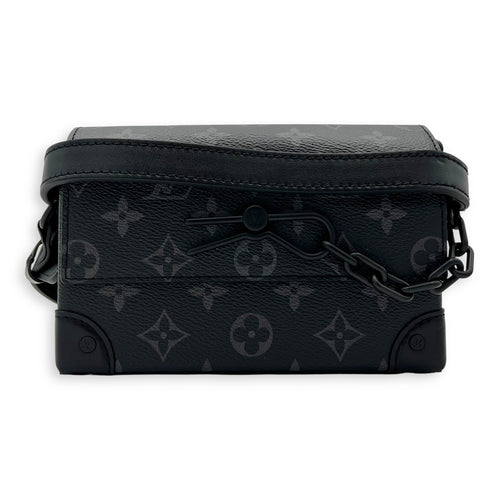 Louis Vuitton Steamer Wearable Black Wallet On Chain in Monogram Coated Canvas, Lacquered Metal hardware_8