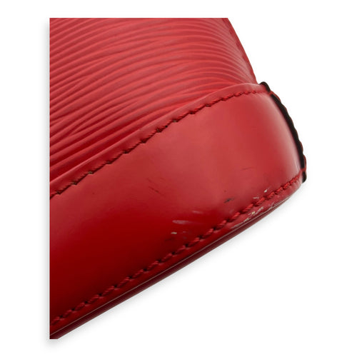 Louis Vuitton Alma Top Handle Bag BB Red in Epi Leather, Silver hardware_8