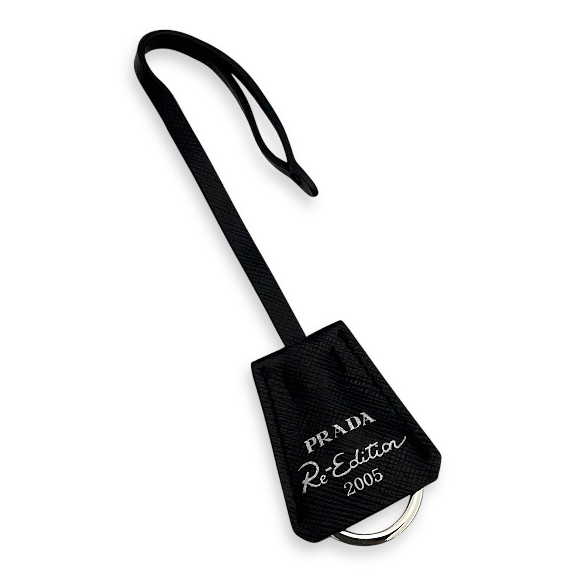 Prada Re-Edition 2005 Shoulder Bag Black in Nylon, Silver hardware_8