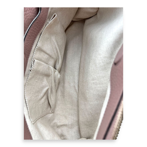 Gucci Bamboo Top Handle Bag Beige in Calfskin, Light Gold hardware_7