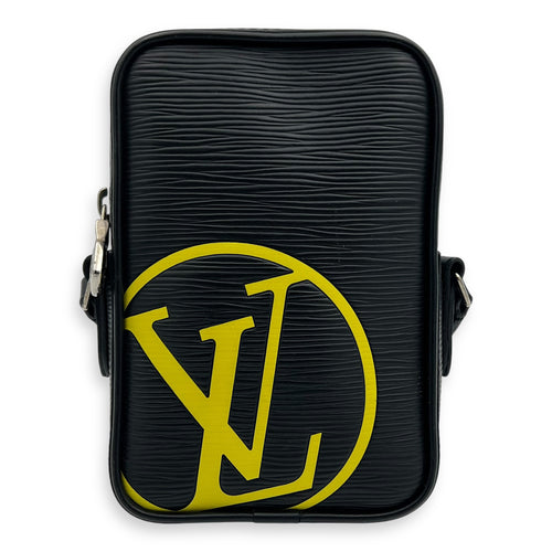 Louis Vuitton Danube Crossbody Bag Black in Epi Leather, Silver hardware_1
