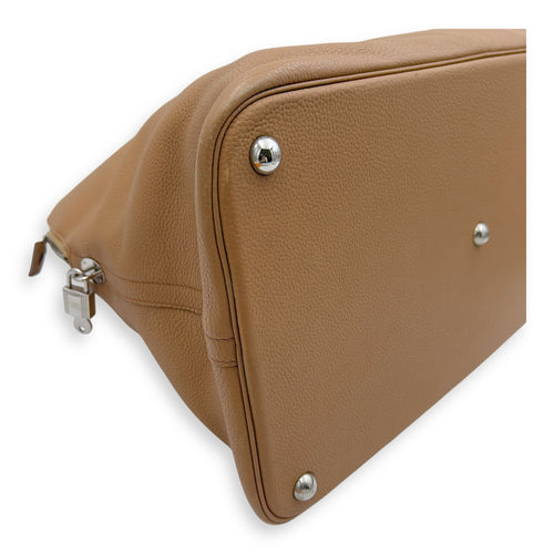 Hermès Bolide Beige in Clemence, Palladium hardware_6
