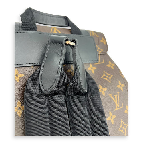 Louis Vuitton Christopher Backpack Brown in Monogram Coated Canvas, Gold hardware_5
