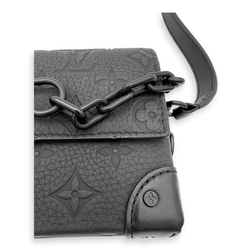 Louis Vuitton Steamer Black Shoulder Bag in Empreinte Leather, Black hardware_5