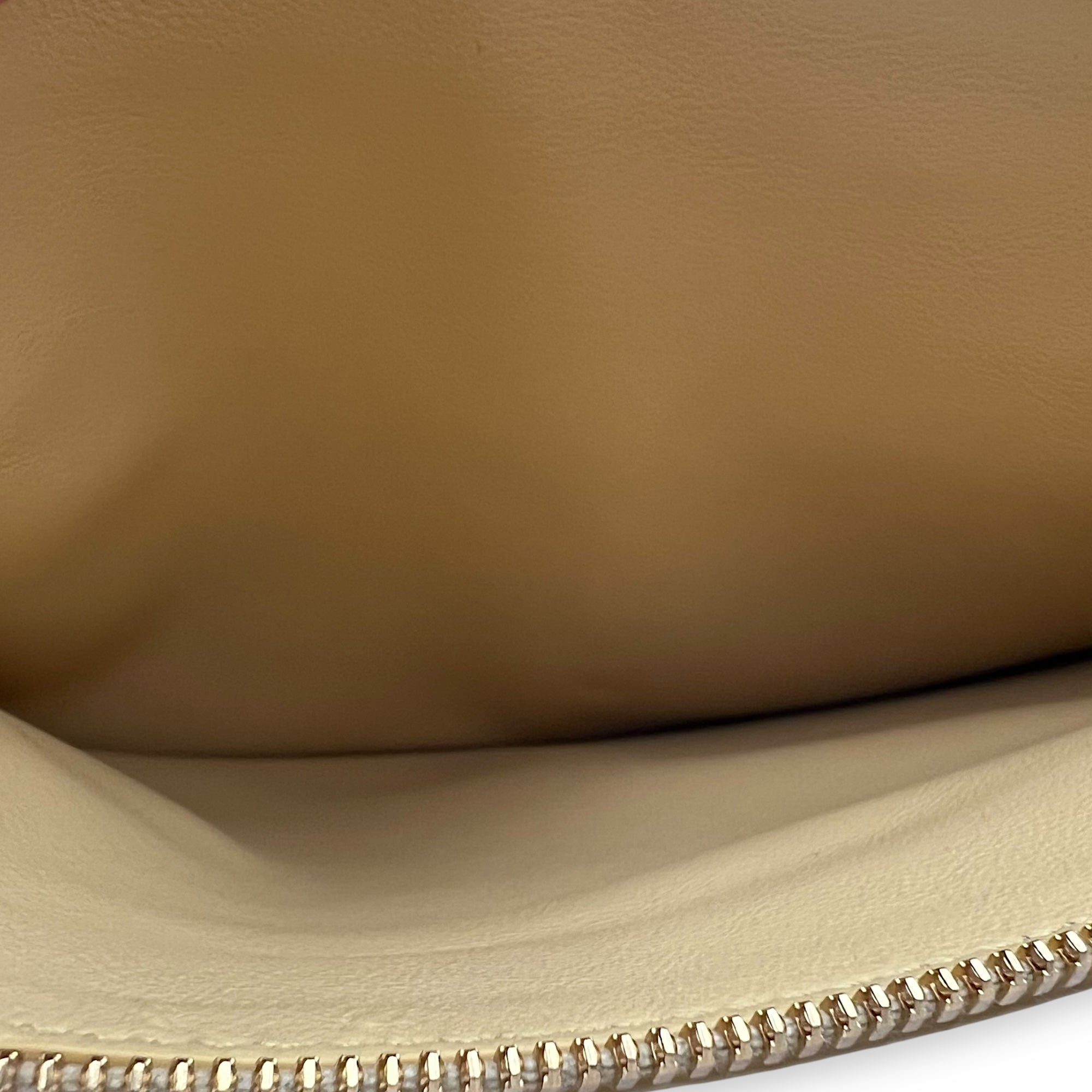 Bottega Veneta Arco Yellow Top Handle Bag in Shearling, Gold hardware_8