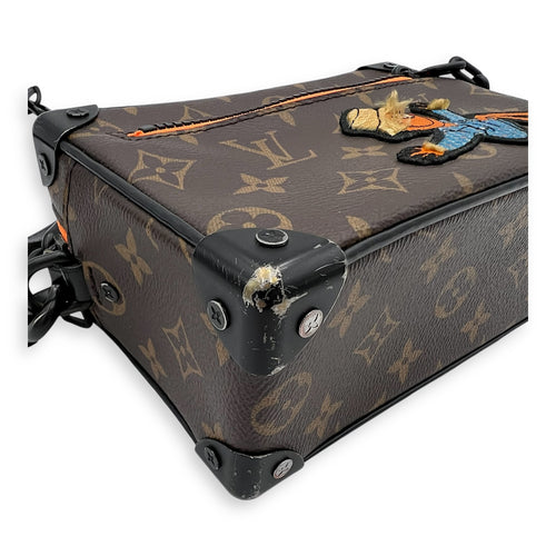 Louis Vuitton Soft Trunk Shoulder Bag Brown in Monogram Coated Canvas, Black hardware_6
