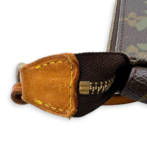 Louis Vuitton Pochette Pouch Brown in Coated Canvas, Gold hardware_8