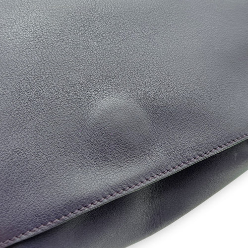 Loewe Flamenco Shoulder Bag Purple in Lambskin, Silver hardware_8