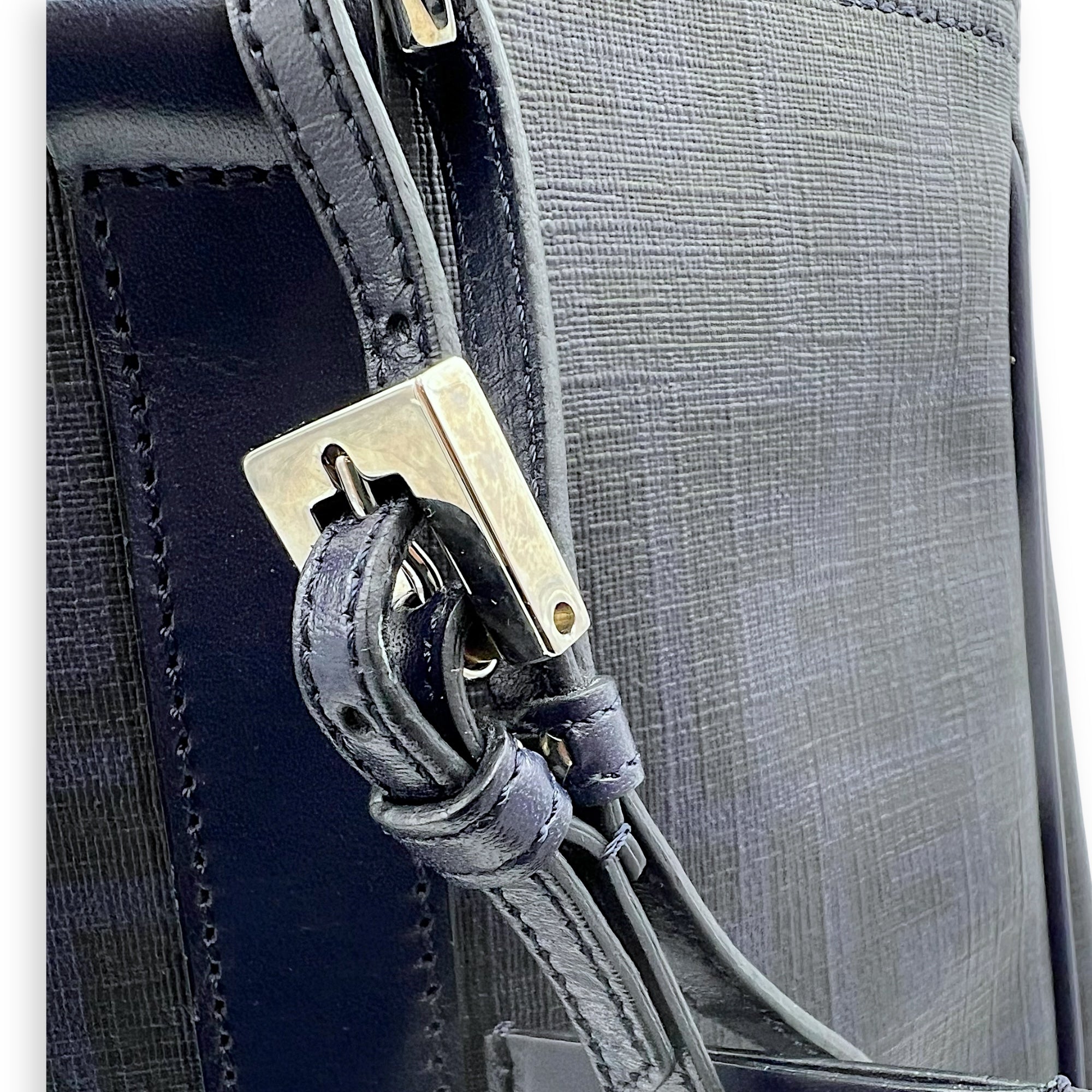 Fendi FF Zucca Tote Bag Blue in Others, Silver hardware_8