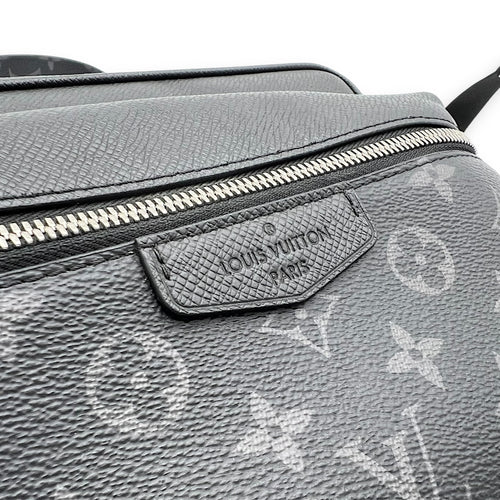 Louis Vuitton Logo Messenger Grey in Monogram Coated Canvas, Silver hardware_7