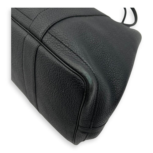 Hermès Garden Party 36 Black Top Handle Bag in Clemence, Silver hardware_8