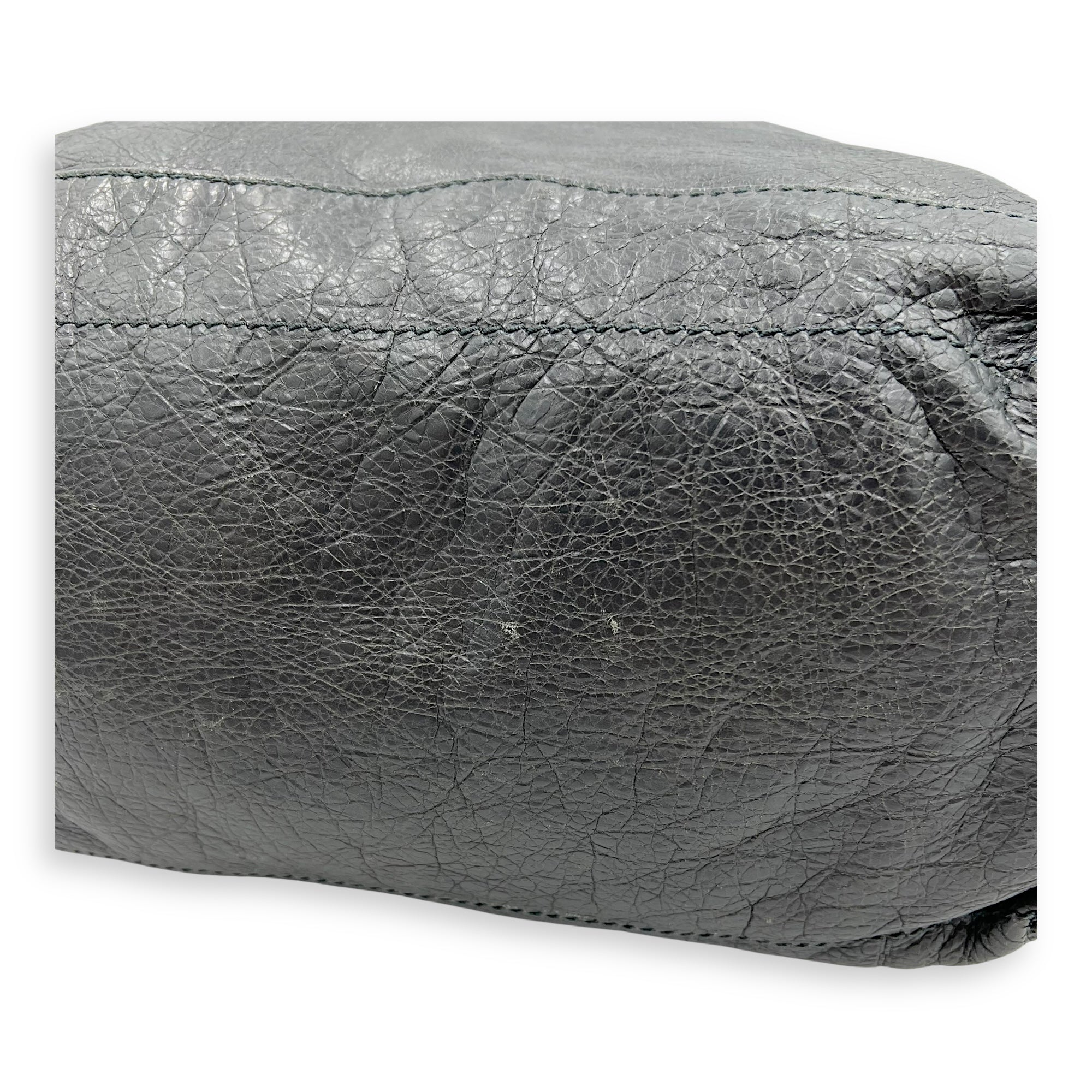 Balenciaga Others Shoulder Bag Grey in Goat Leather, Silver hardware_10